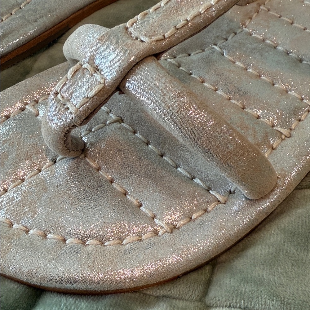 Free People Hadden Sandals in Champagne Metalic - Picture 4 of 5